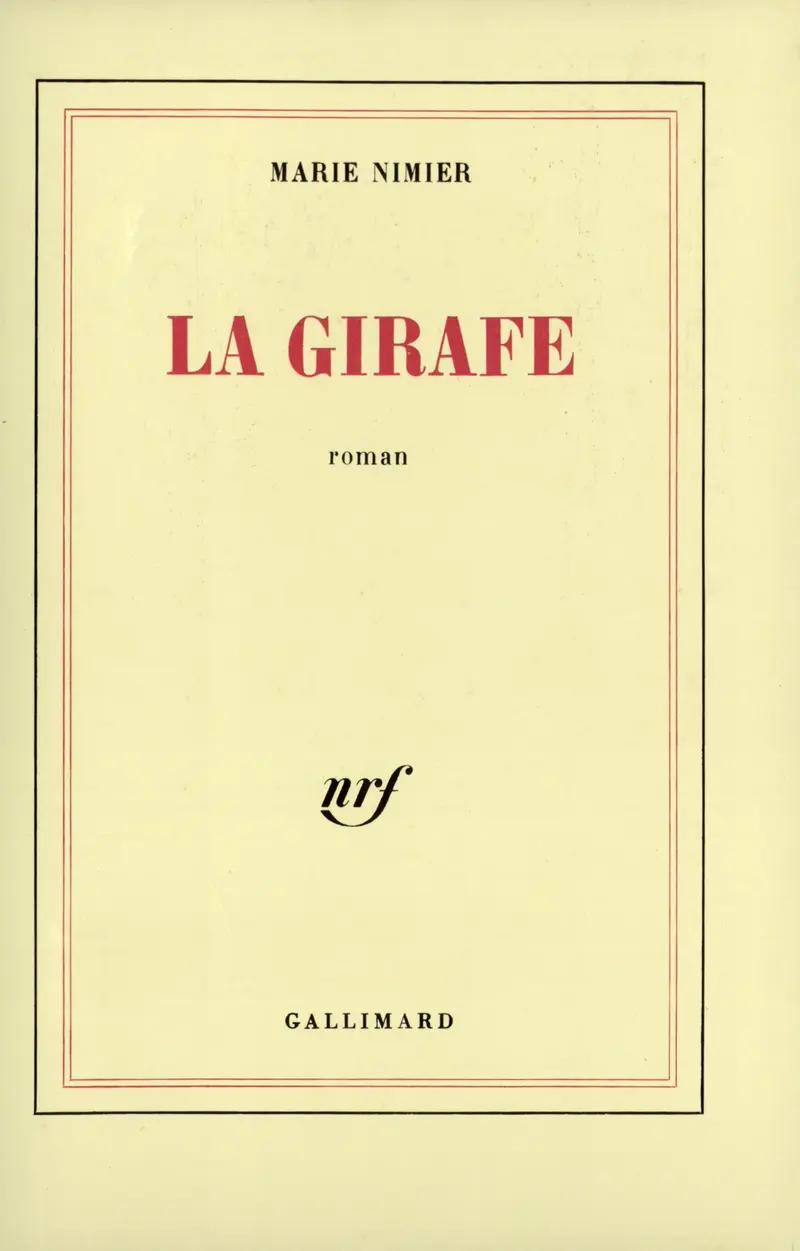 La Girafe - Marie Nimier