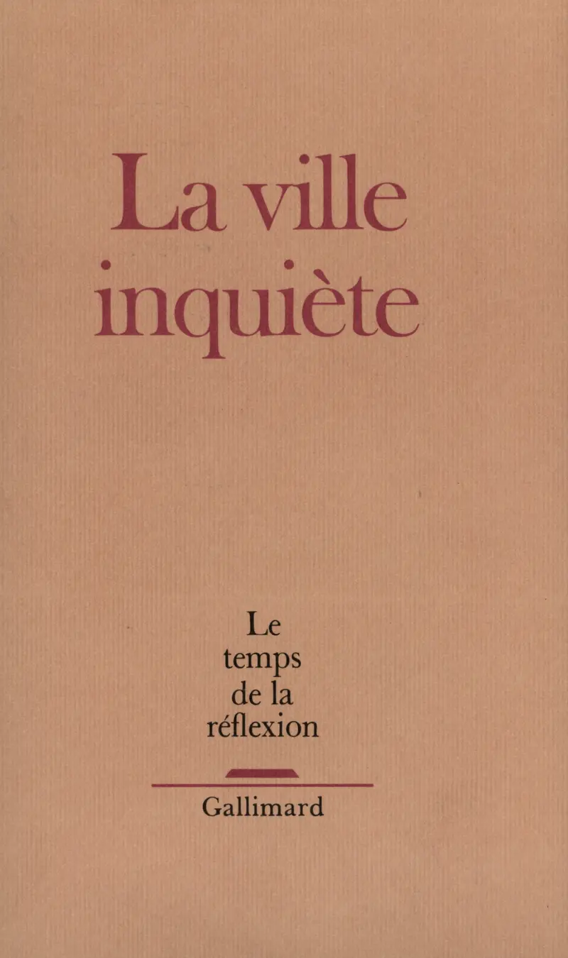Le Temps de la réflexion - Collectif