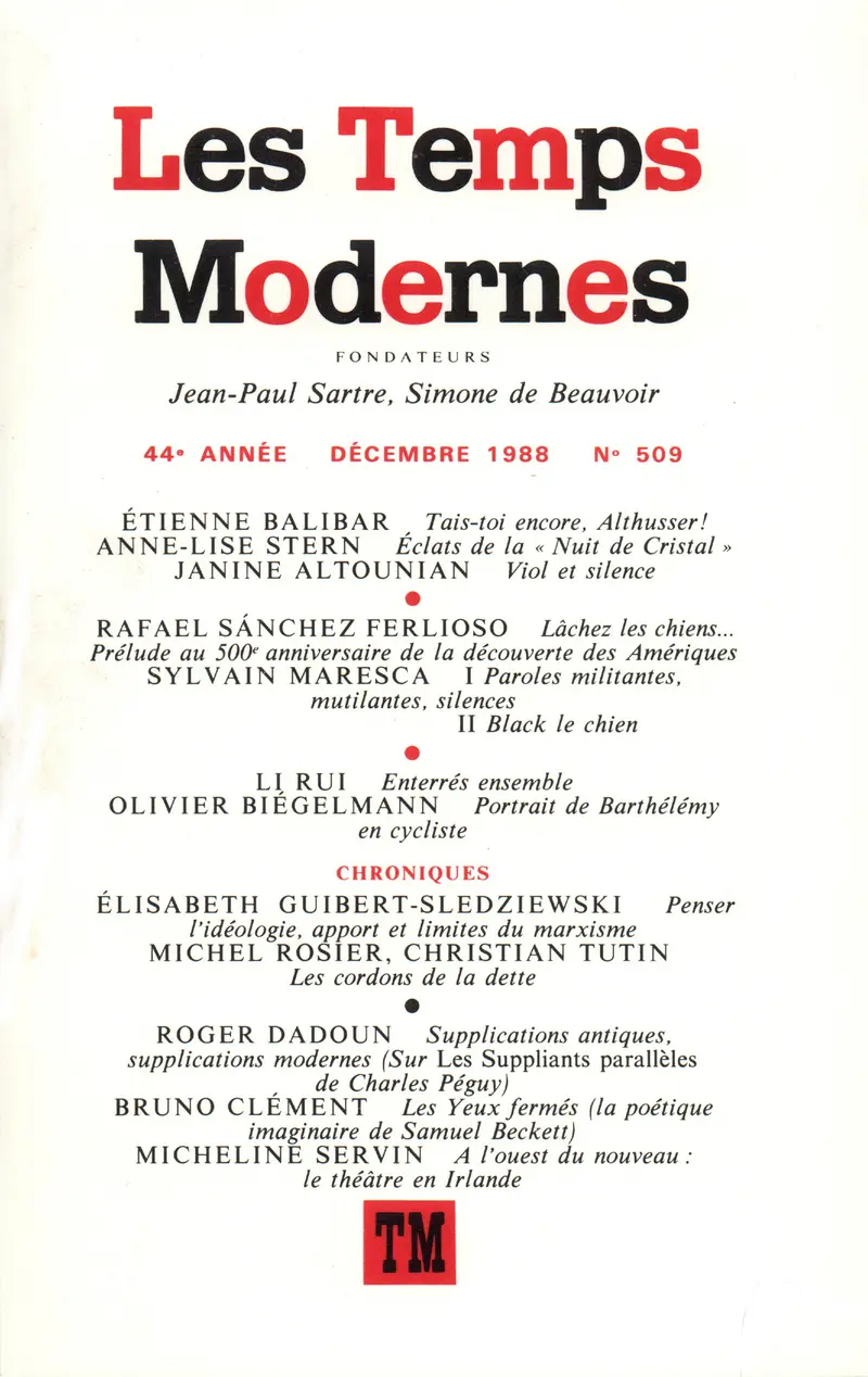 Les Temps Modernes - Collectif