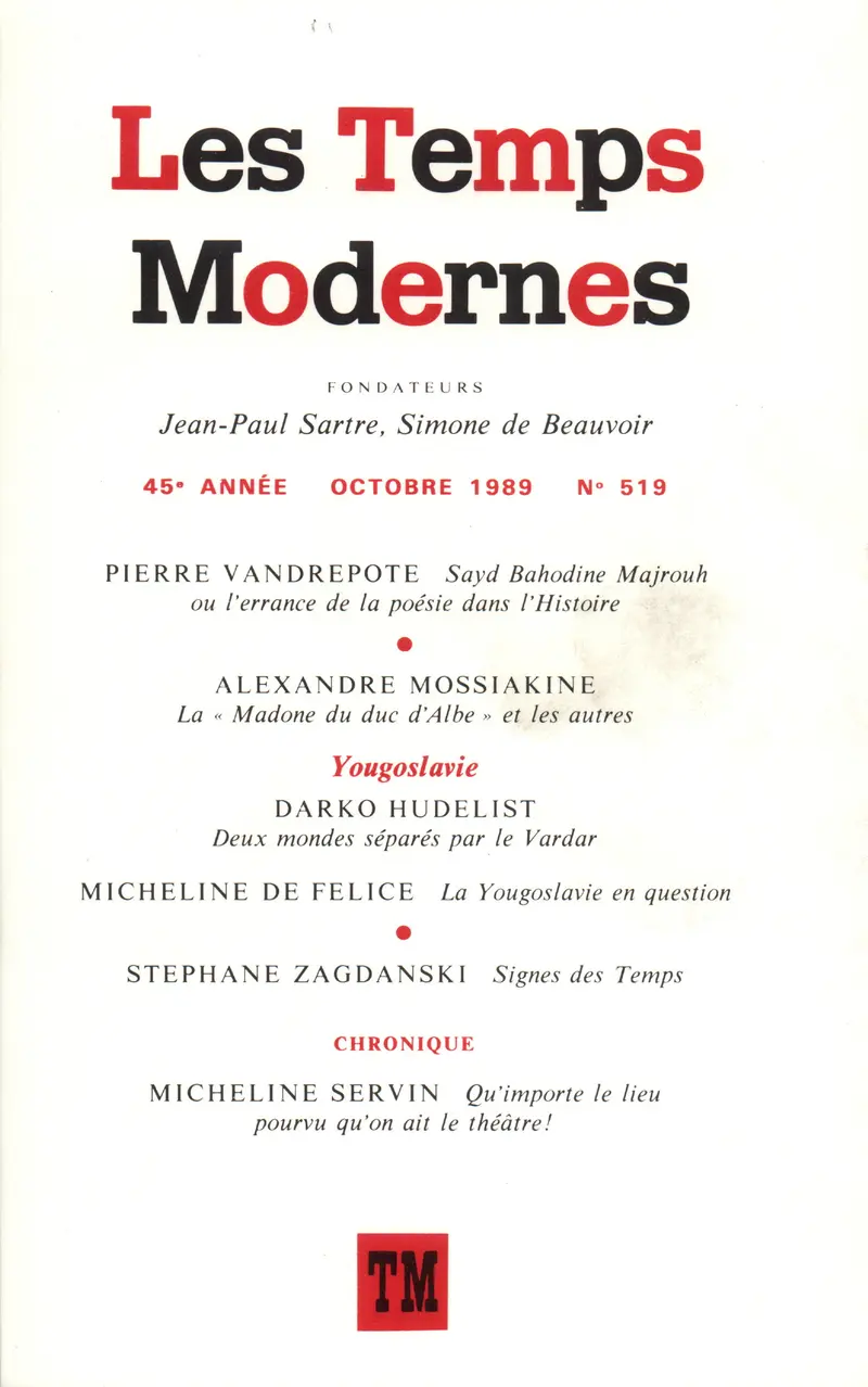 Les Temps Modernes - Collectif