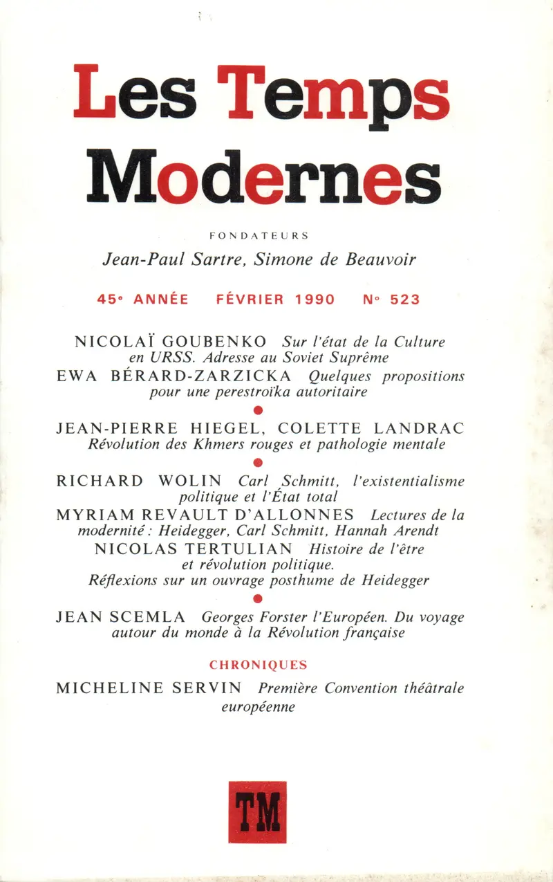 Les Temps Modernes - Collectif