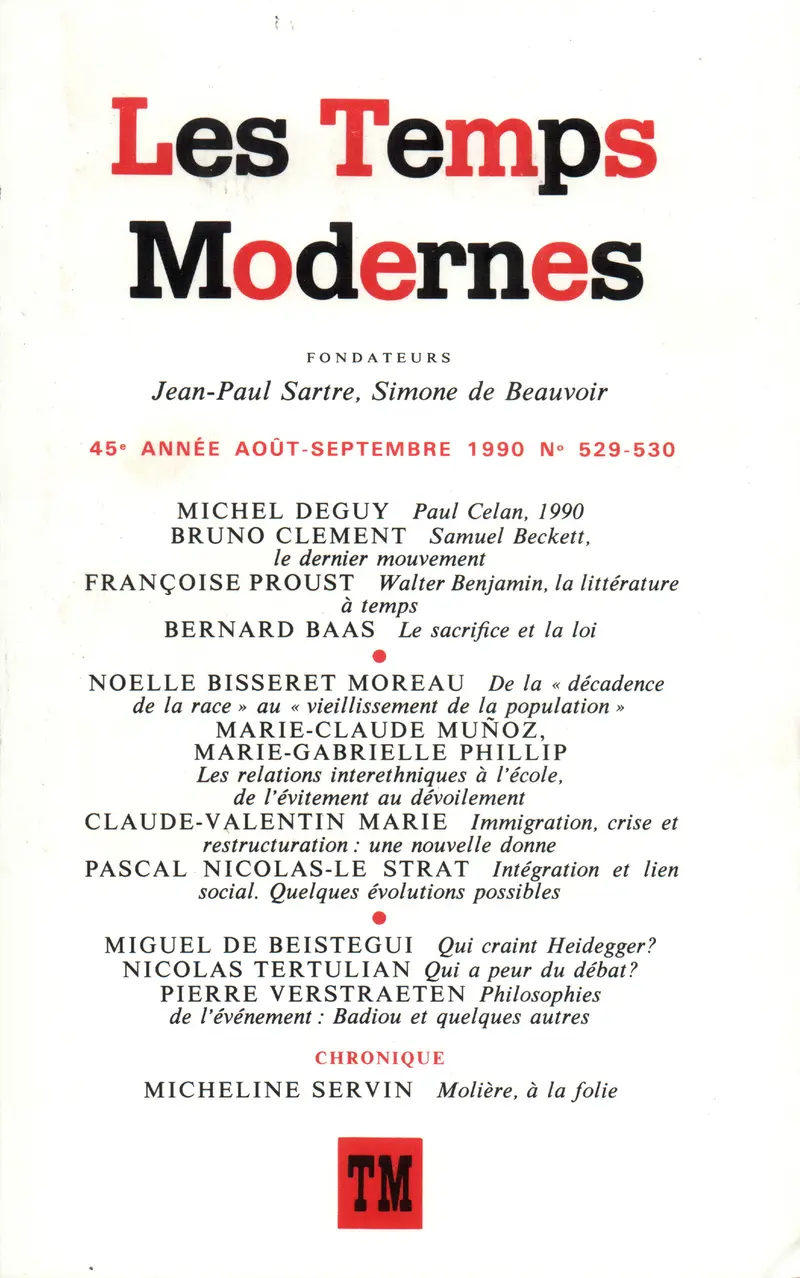 Les Temps Modernes - Collectif