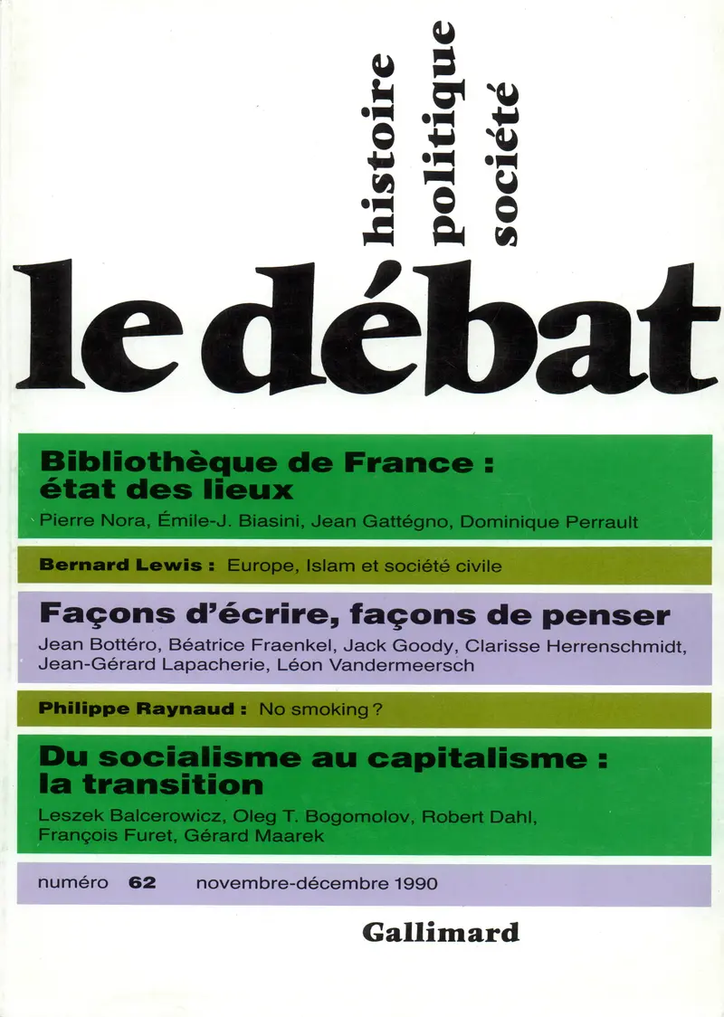 Le Débat - Collectif