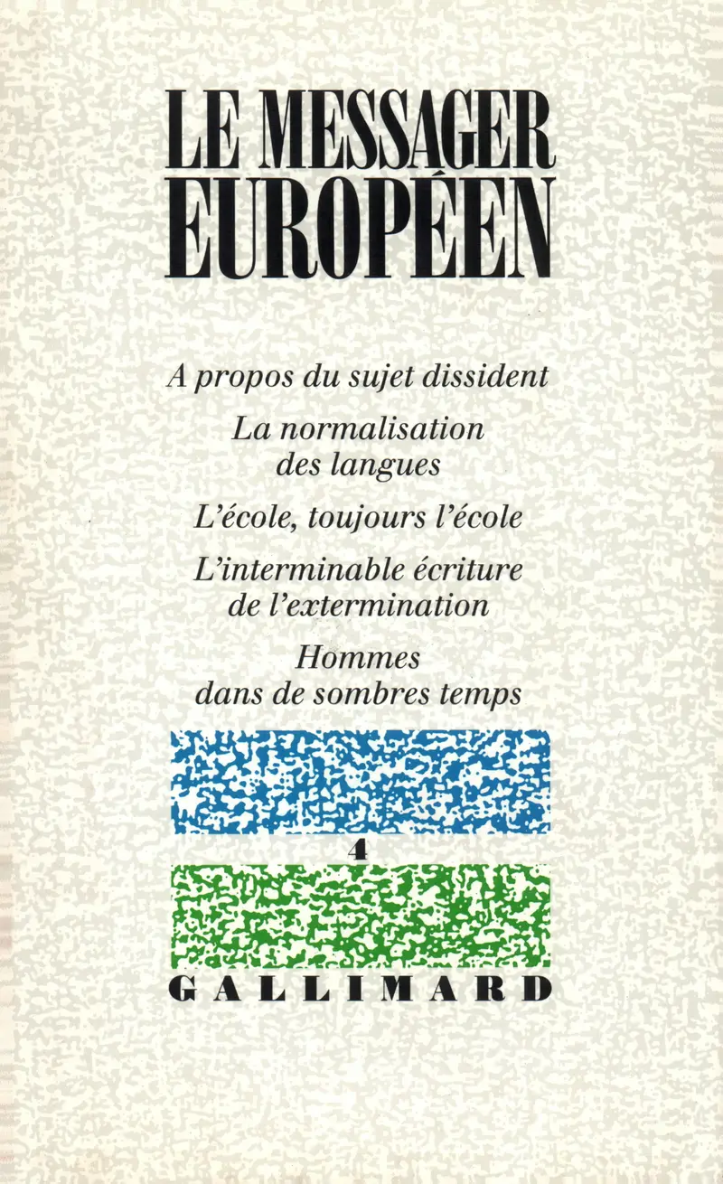 Le Messager européen - Collectif