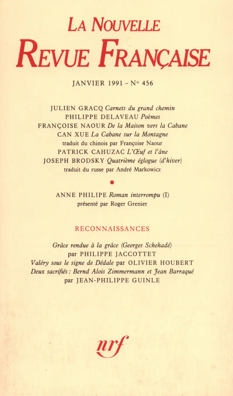 La Nouvelle Revue Française - Collectif