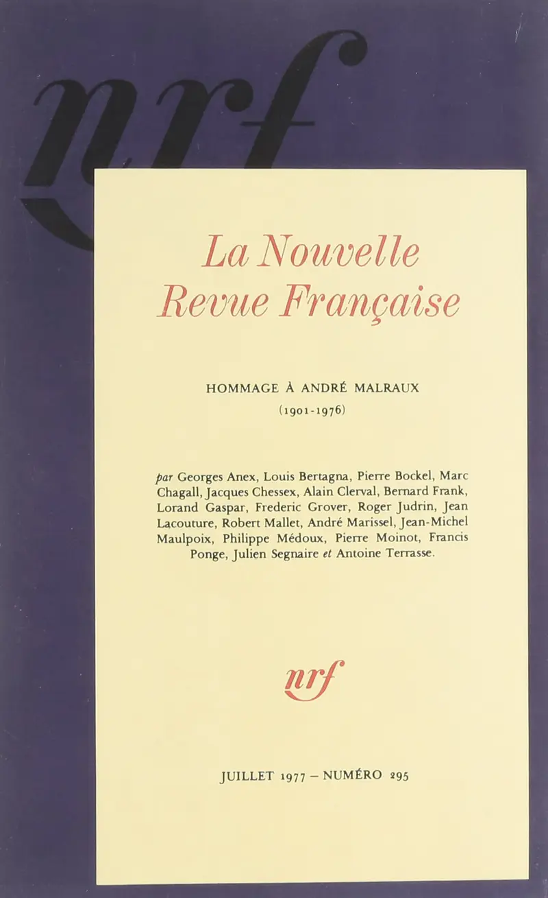 Hommage à André Malraux - Collectif
