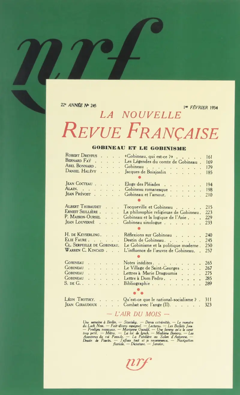 Gobineau et le gobinisme - Collectif