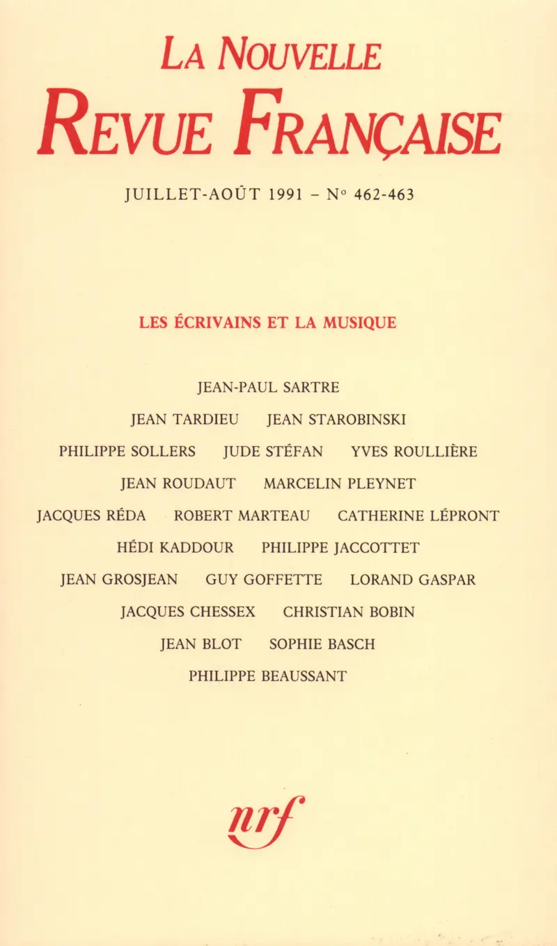 La Nouvelle Revue Française - Collectif
