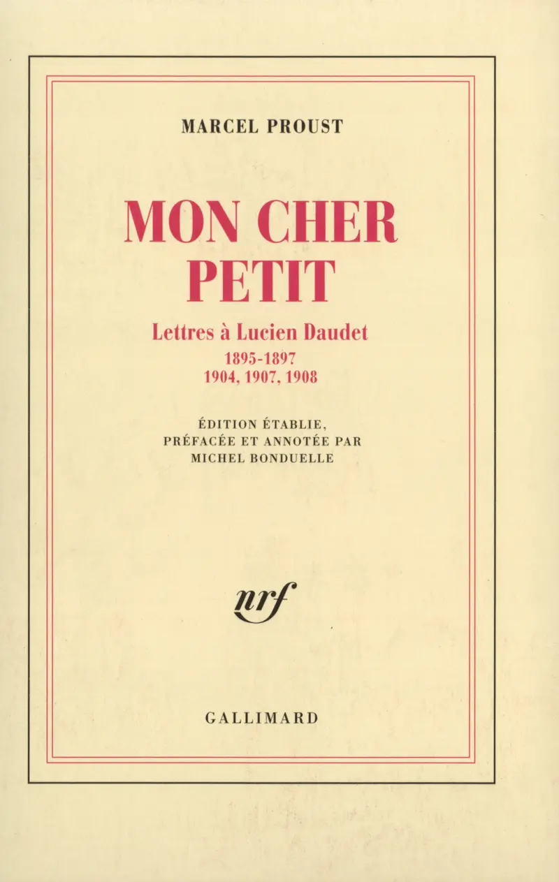 Mon cher petit - Marcel Proust