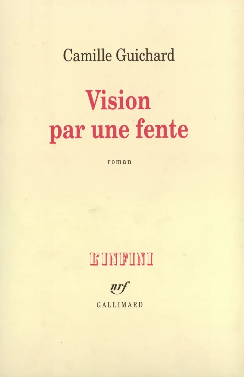 Vision par une fente - Camille Guichard