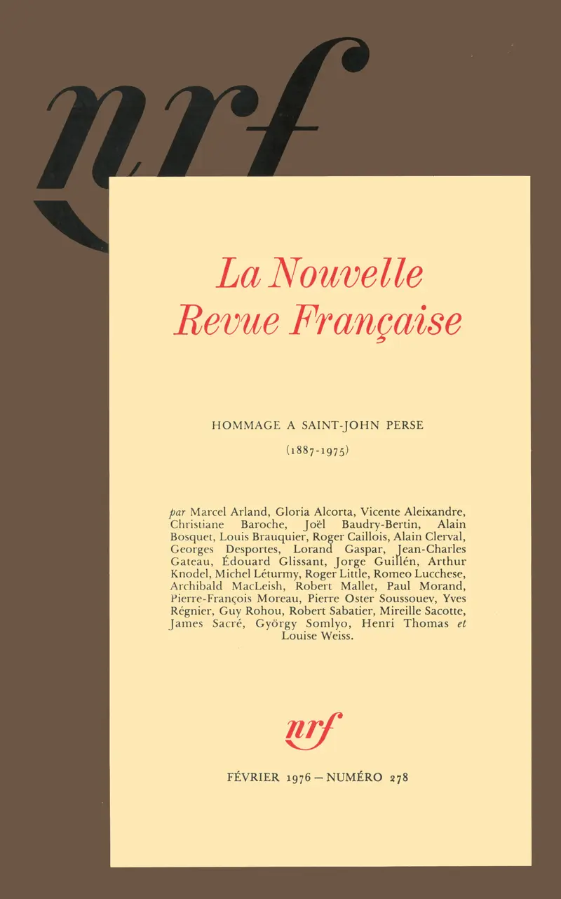 Hommage à Saint-John Perse - Collectif