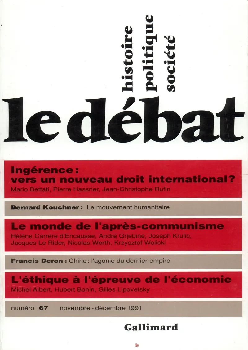 Le Débat - Collectif