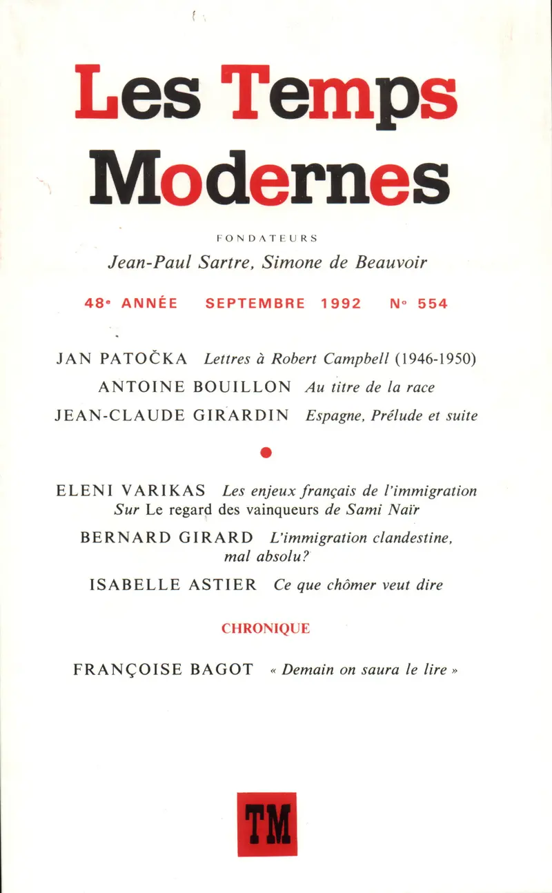 Les Temps Modernes - Collectif