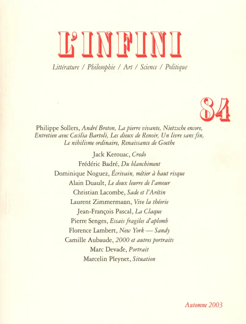 L'Infini - Collectif
