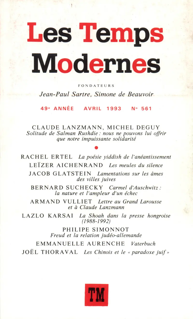 Les Temps Modernes - Collectif