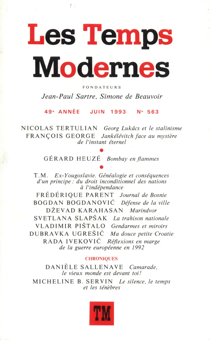 Les Temps modernes - Collectif