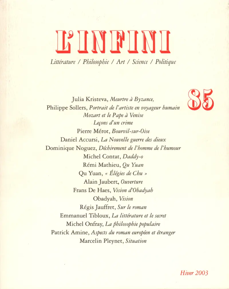 L'Infini - Collectif