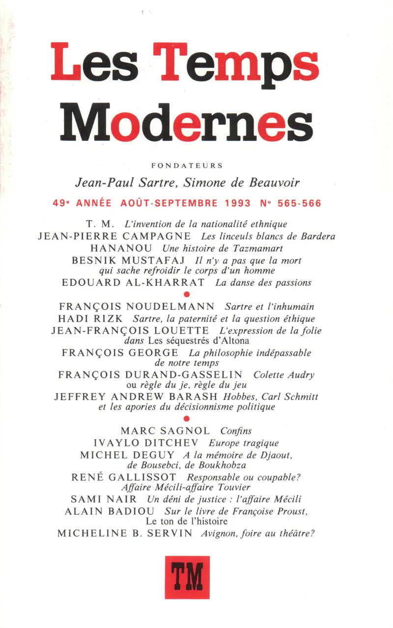 Les Temps Modernes - Collectif