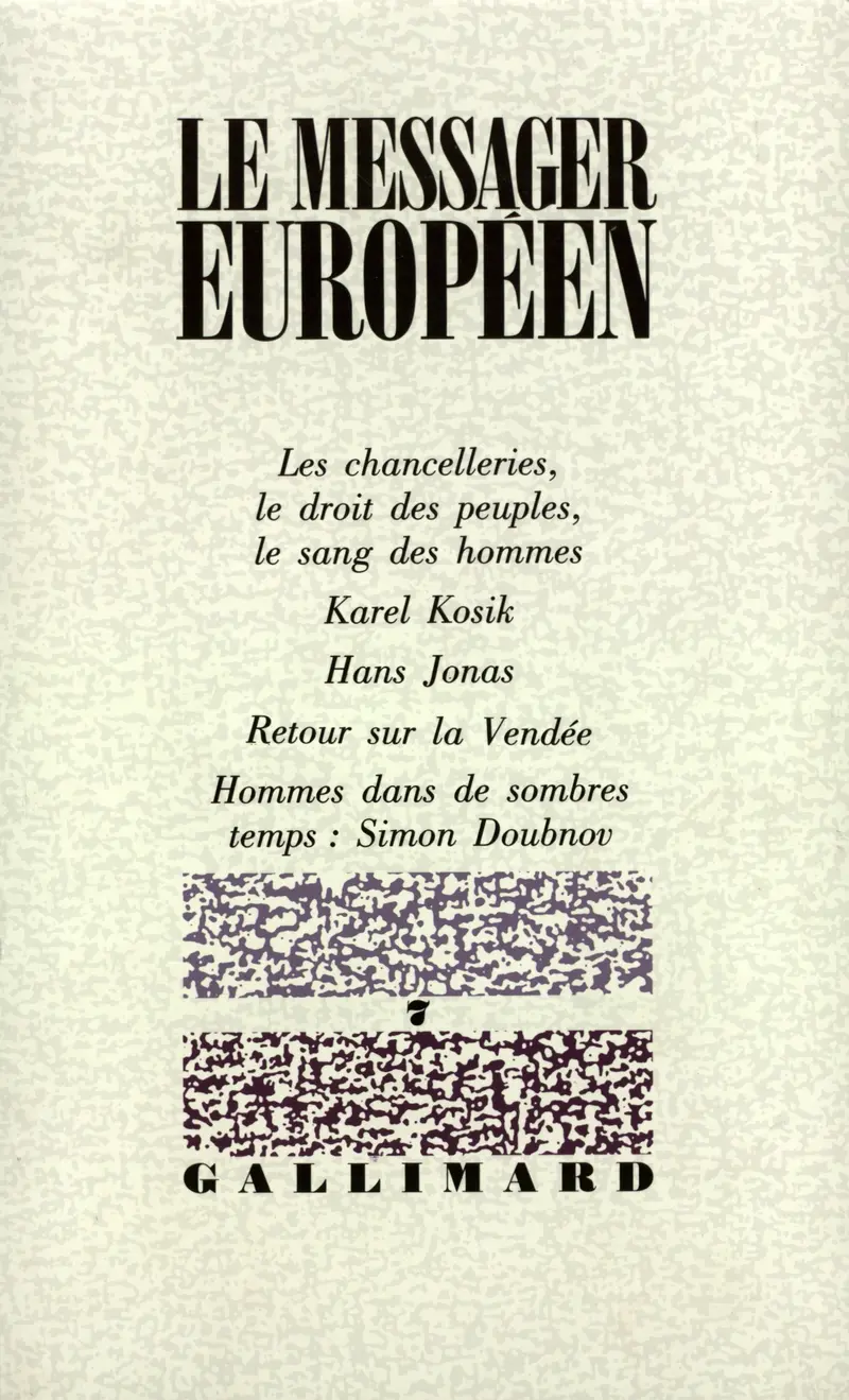 Le Messager européen - Collectif