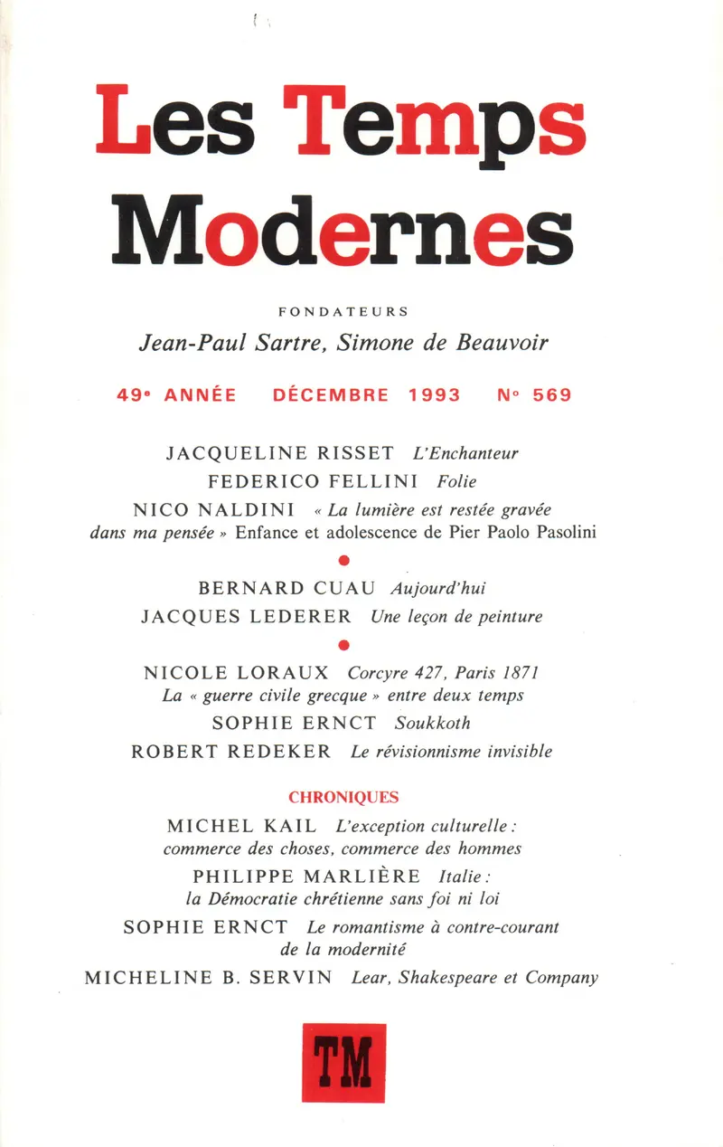 Les Temps Modernes - Collectif