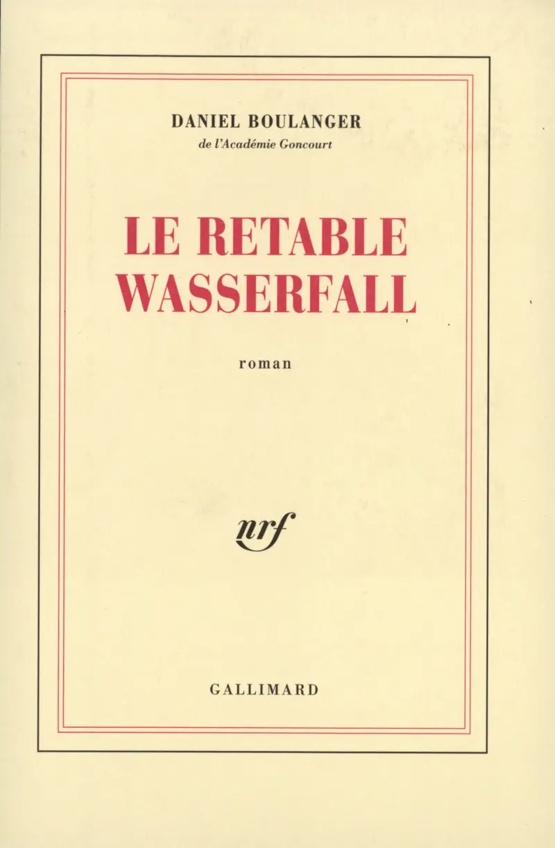 Le retable Wasserfall - Daniel Boulanger