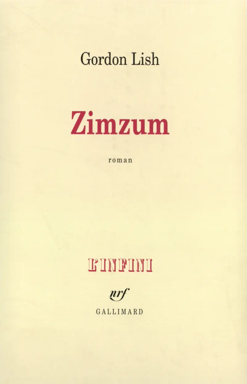 Zimzum - Gordon Lish
