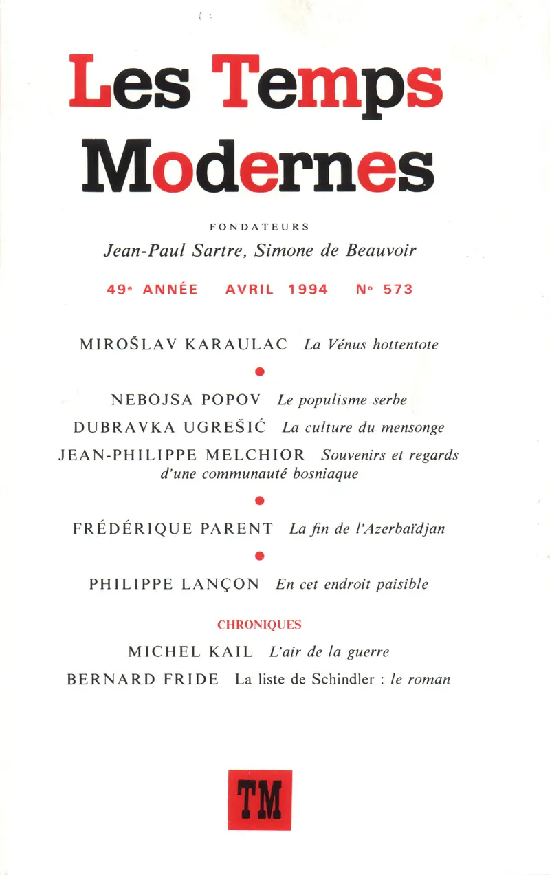 Les Temps Modernes - Collectif
