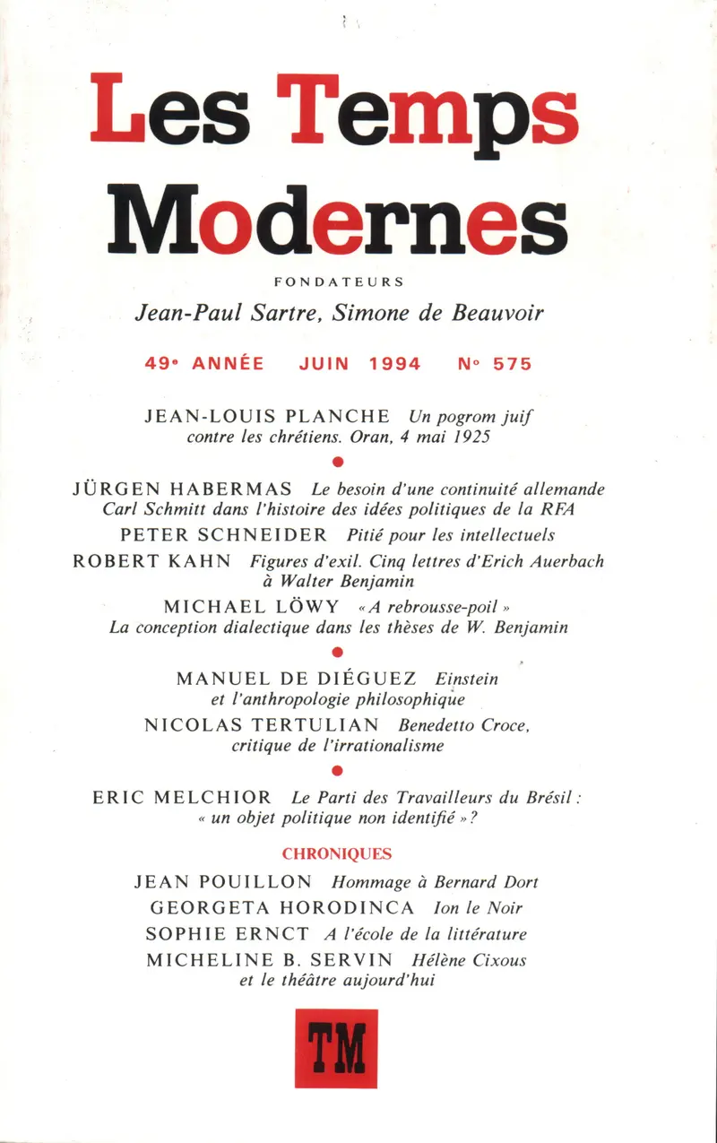 Les Temps Modernes - Collectif