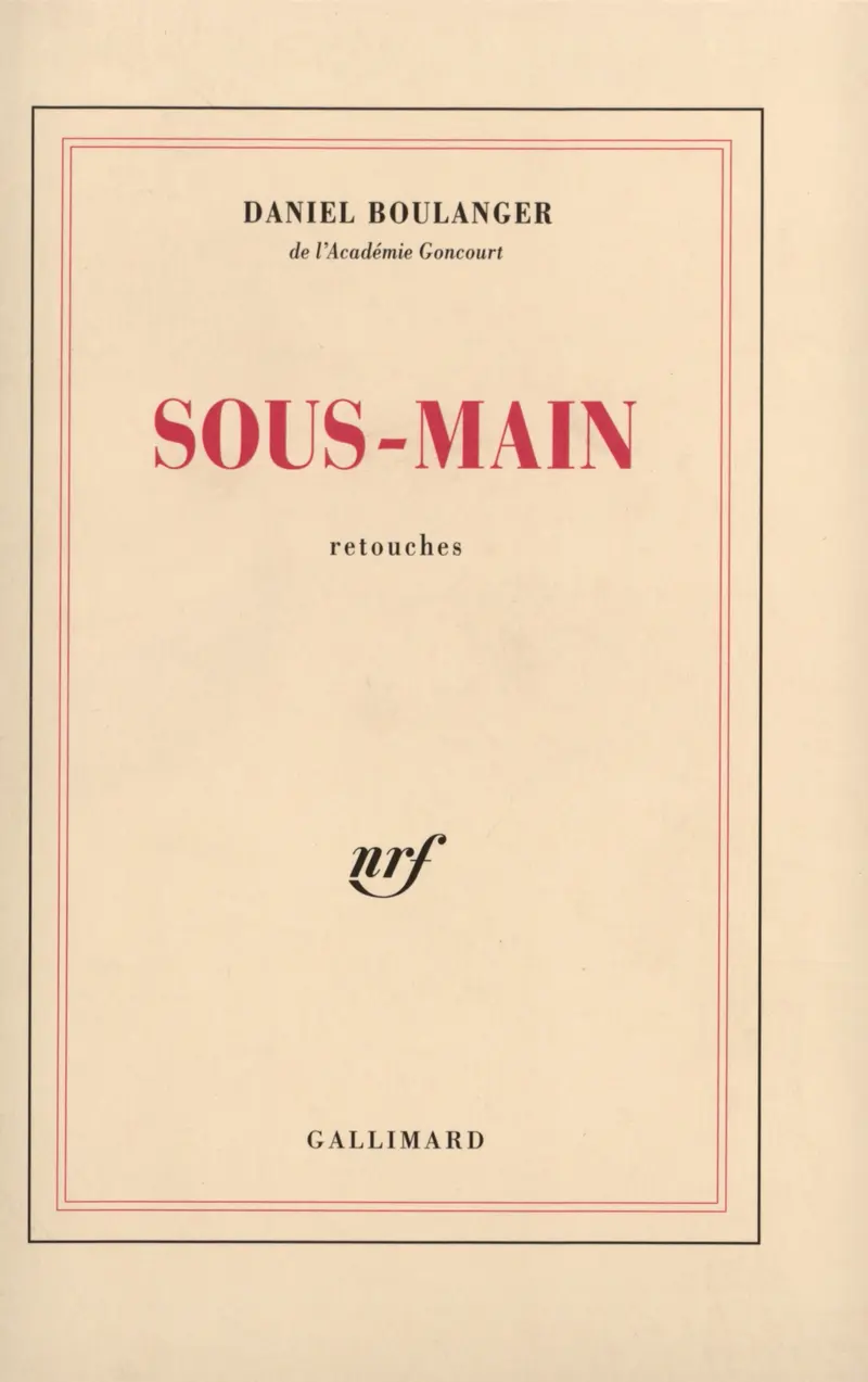 Sous-main - Daniel Boulanger