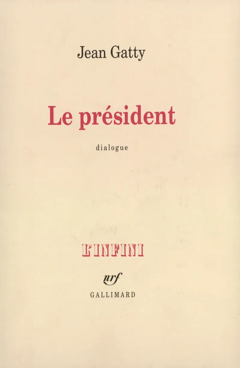Le président - Jean Gatty