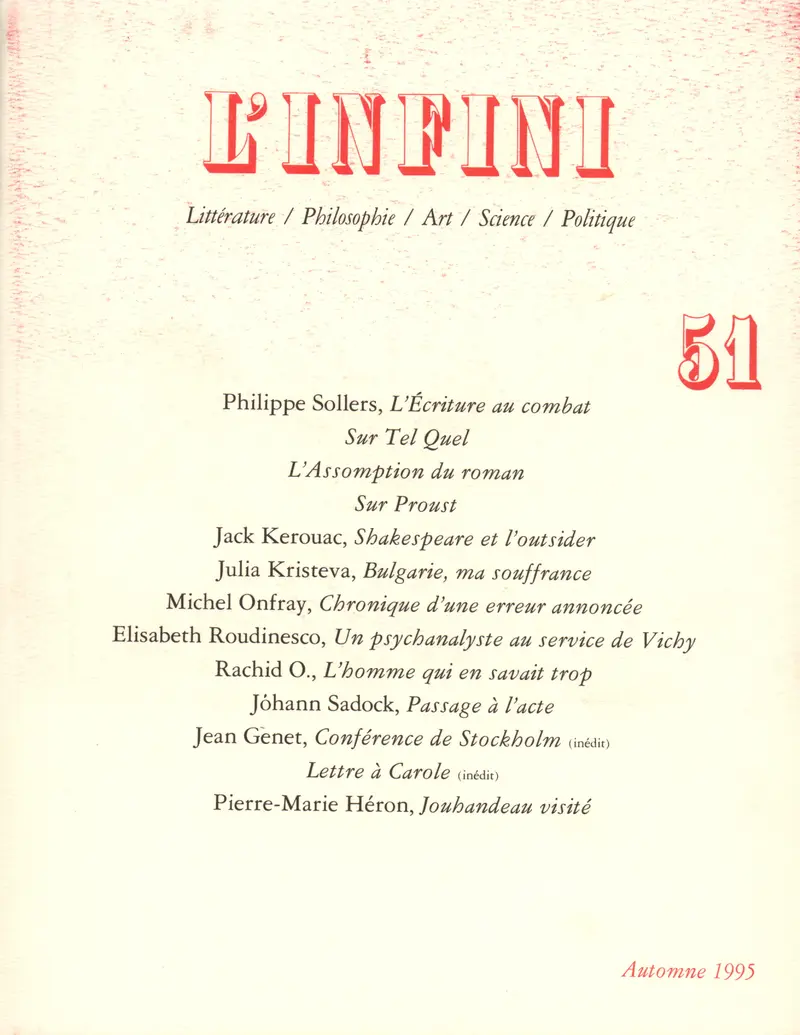 L'Infini - Collectif