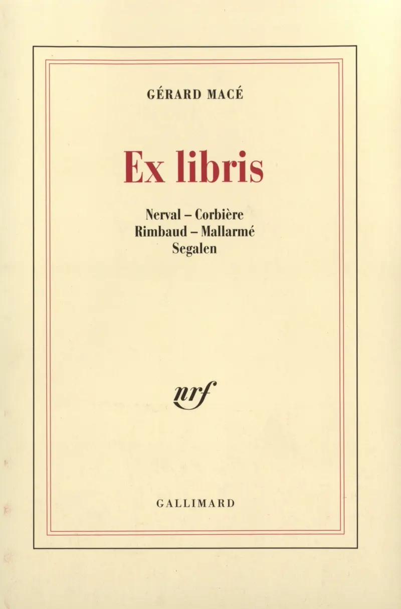 Ex libris - Gérard Macé