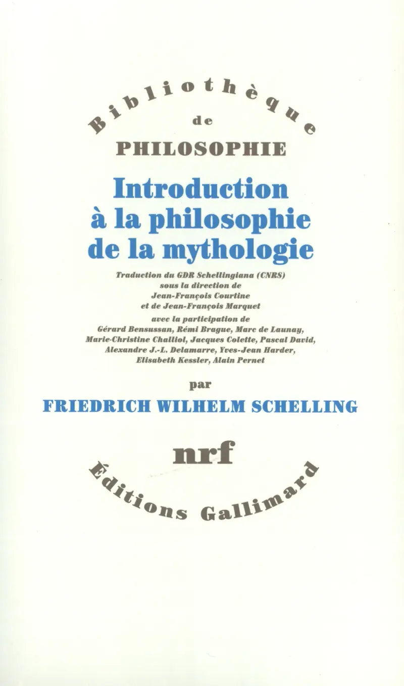 Introduction à la philosophie de la mythologie - F.W.J. Schelling
