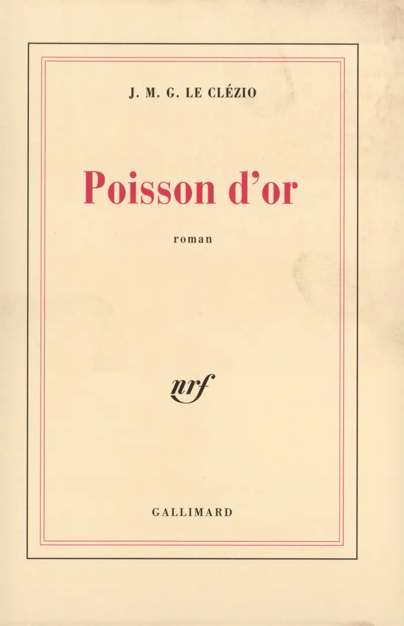 Poisson d'or - J. M. G. Le Clézio