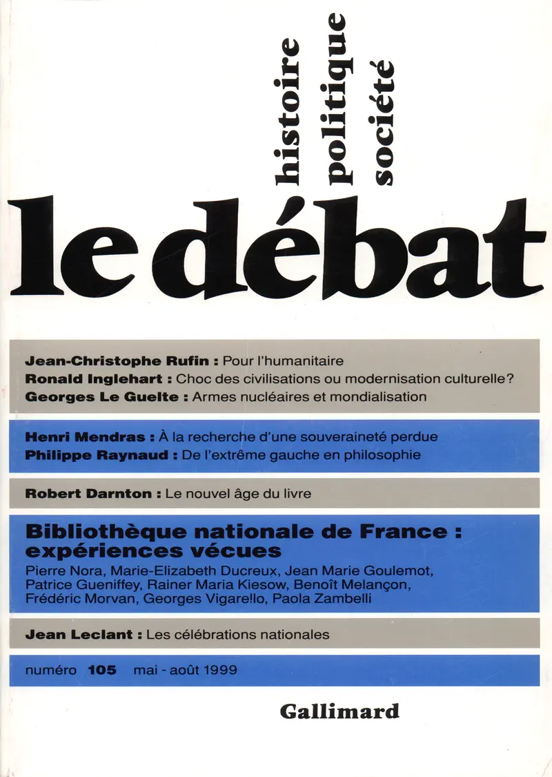 Le Débat - Collectif