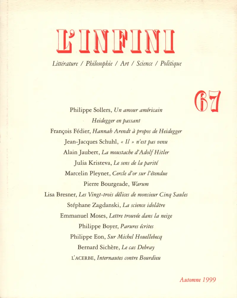 L'Infini - Collectif