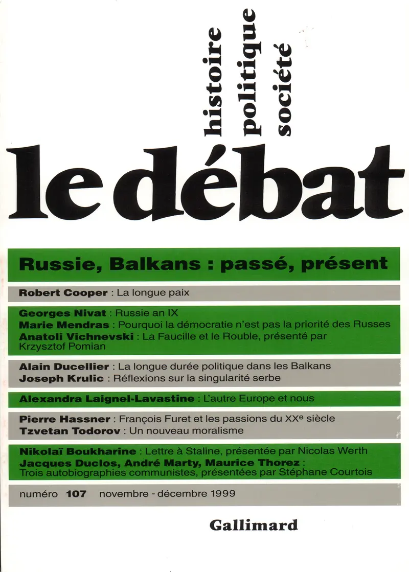 Le Débat - Collectif