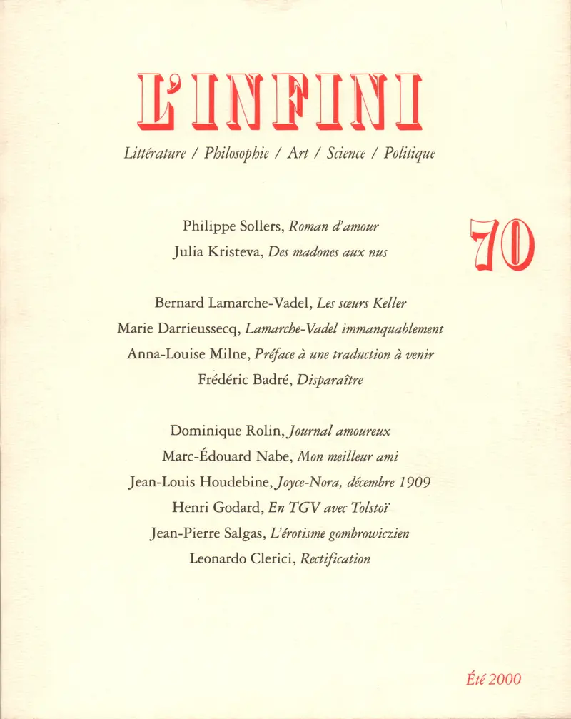 L'Infini - Collectif