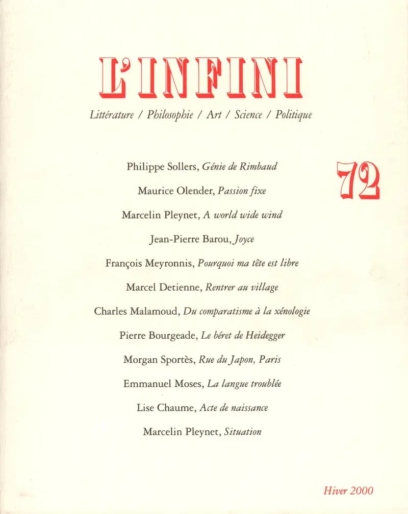 L'Infini - Collectif