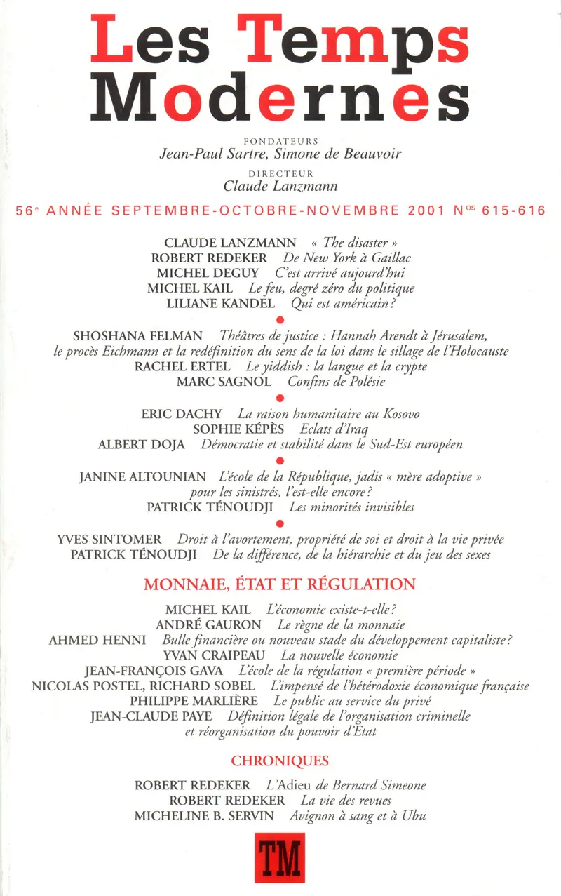 Les Temps Modernes - Collectif
