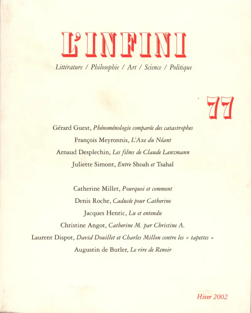 L'Infini - Collectif