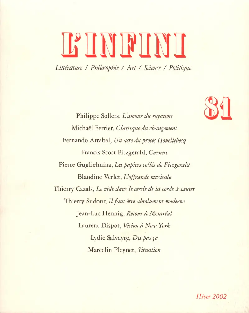 L'Infini - Collectif