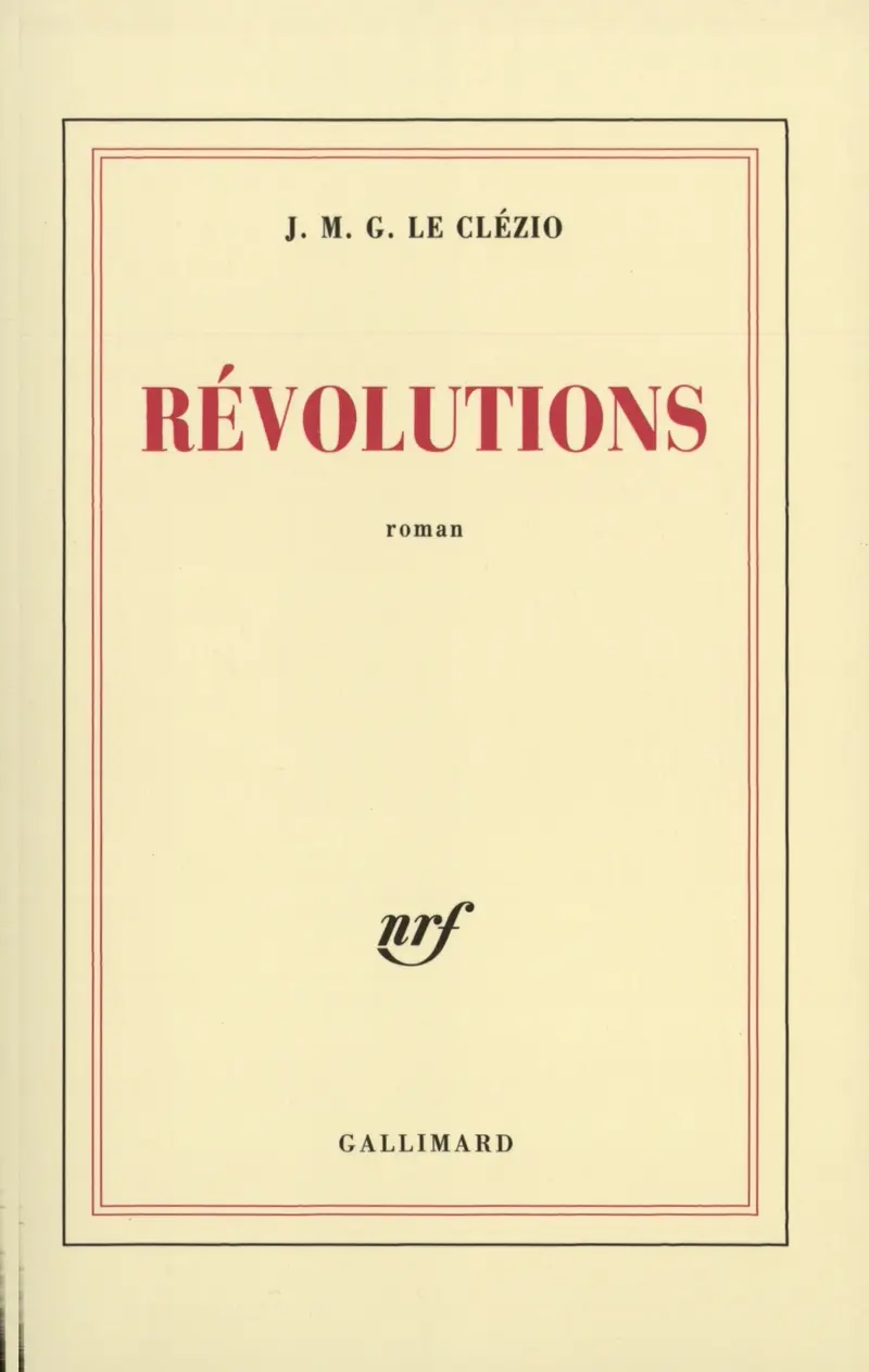 Révolutions - J. M. G. Le Clézio