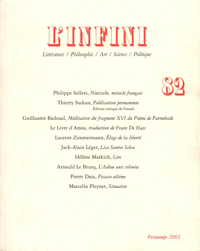 L'Infini - Collectif