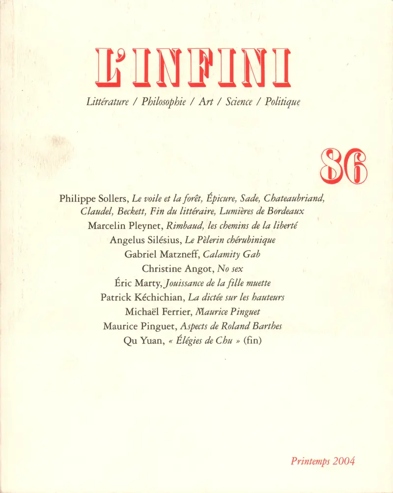 L'Infini - Collectif