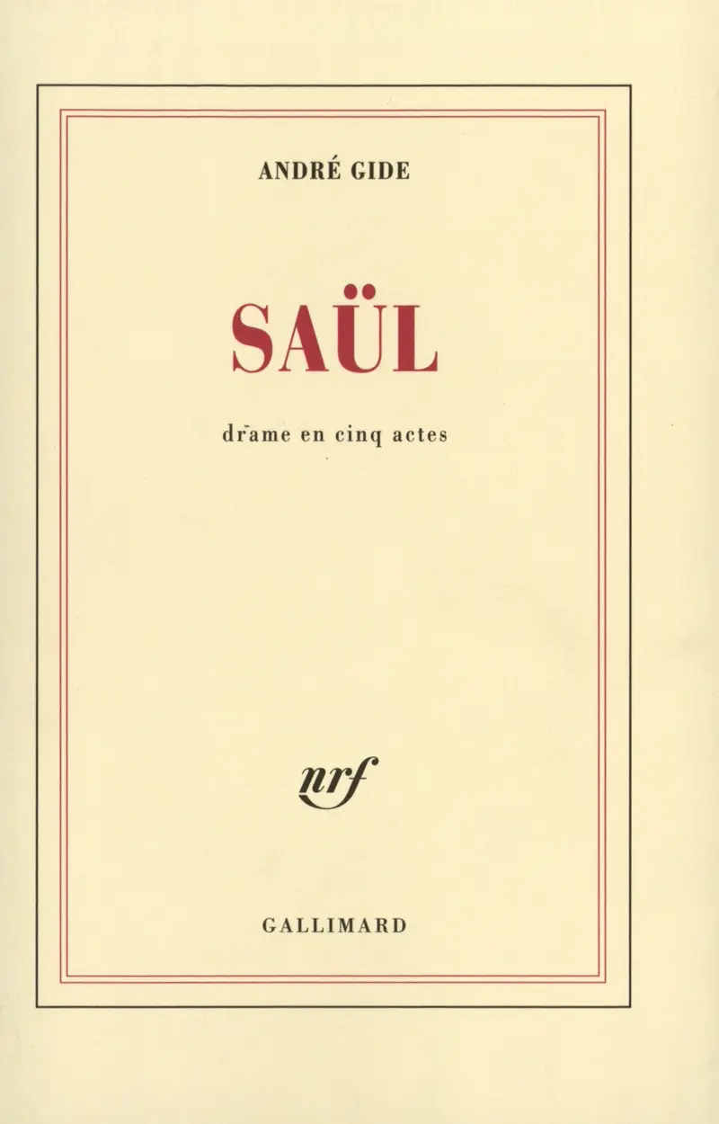Saül - André Gide