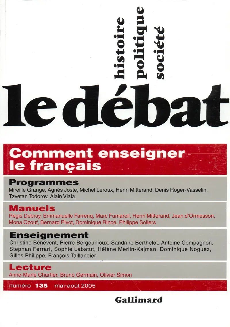 Le Débat - Collectif