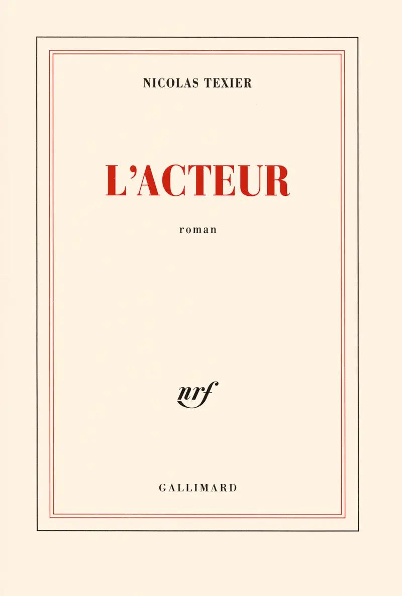 L'acteur - Nicolas Texier
