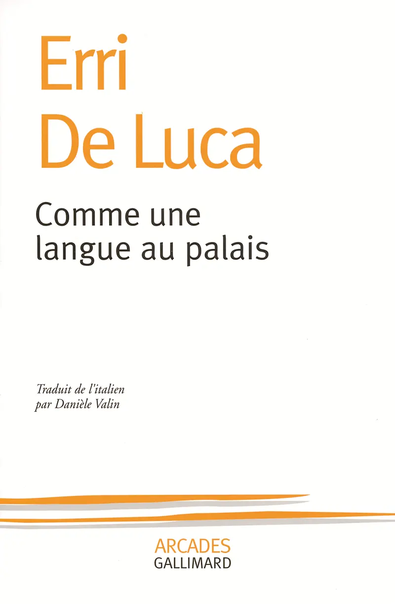 Comme une langue au palais - Erri De Luca