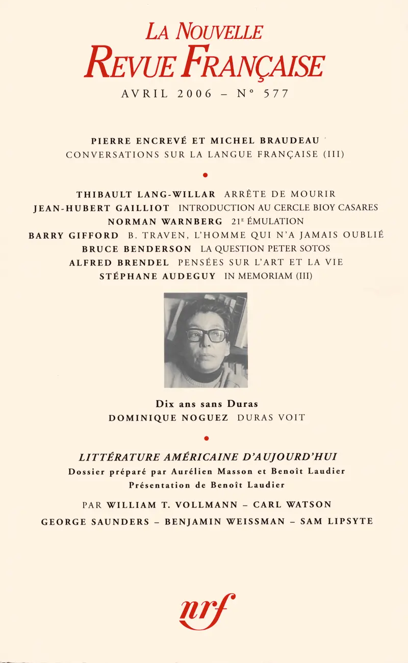 La Nouvelle Revue Française - Collectif